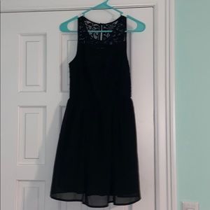 Lace black dress